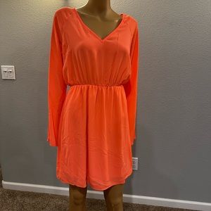 Pinkish orangish color Dress size medium